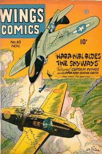 Cover Thumbnail for Wings Comics (Fiction House, 1940 series) #63