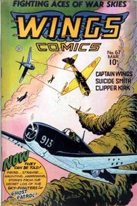 Cover Thumbnail for Wings Comics (Fiction House, 1940 series) #67