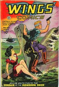 Cover Thumbnail for Wings Comics (Fiction House, 1940 series) #69