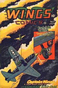 Cover Thumbnail for Wings Comics (Fiction House, 1940 series) #71