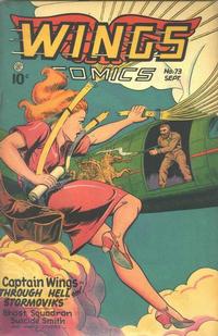 Cover Thumbnail for Wings Comics (Fiction House, 1940 series) #73