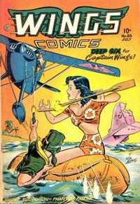 Cover Thumbnail for Wings Comics (Fiction House, 1940 series) #83