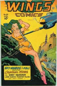 Cover Thumbnail for Wings Comics (Fiction House, 1940 series) #84