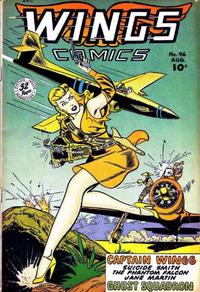 Cover Thumbnail for Wings Comics (Fiction House, 1940 series) #96