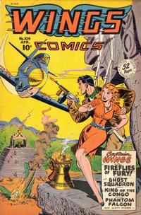 Cover Thumbnail for Wings Comics (Fiction House, 1940 series) #104