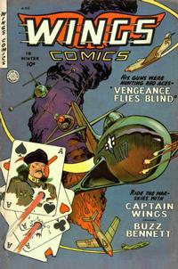 Cover Thumbnail for Wings Comics (Fiction House, 1940 series) #118