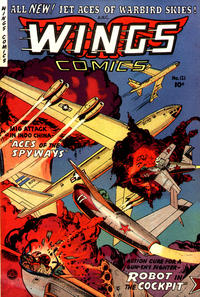 Cover Thumbnail for Wings Comics (Fiction House, 1940 series) #121