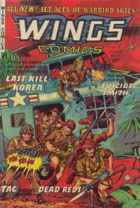 Cover Thumbnail for Wings Comics (Fiction House, 1940 series) #122