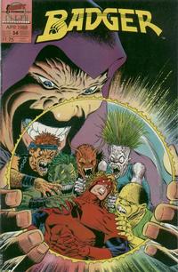 Cover Thumbnail for The Badger (First, 1985 series) #34