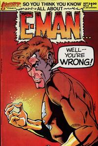 Cover for E-Man (First, 1983 series) #6