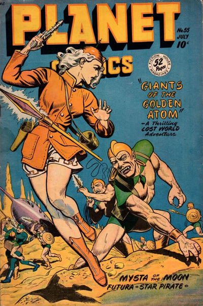Cover for Planet Comics (Fiction House, 1940 series) #55