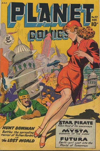 Cover for Planet Comics (Fiction House, 1940 series) #57