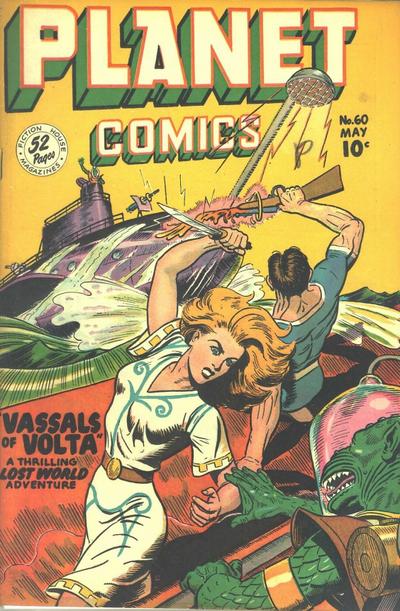 Cover for Planet Comics (Fiction House, 1940 series) #60