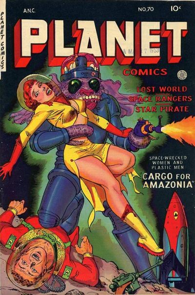 Cover for Planet Comics (Fiction House, 1940 series) #70