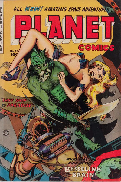 Cover for Planet Comics (Fiction House, 1940 series) #72