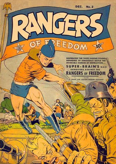 Cover for Rangers of Freedom Comics (Fiction House, 1941 series) #2