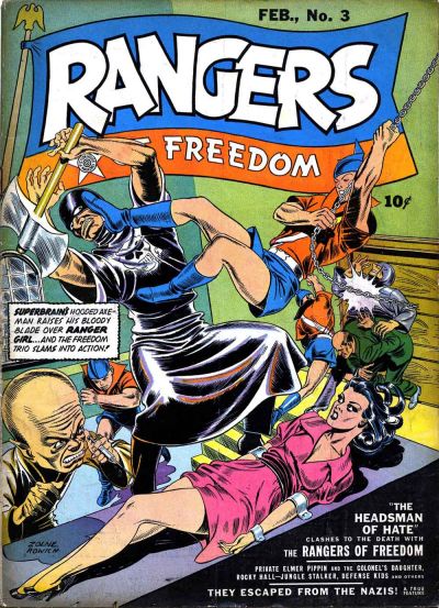 Cover for Rangers of Freedom Comics (Fiction House, 1941 series) #3