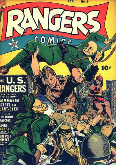 Cover for Rangers Comics (Fiction House, 1942 series) #9