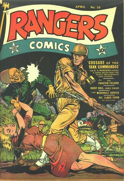 Cover for Rangers Comics (Fiction House, 1942 series) #10