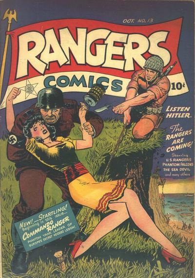 Cover for Rangers Comics (Fiction House, 1942 series) #13