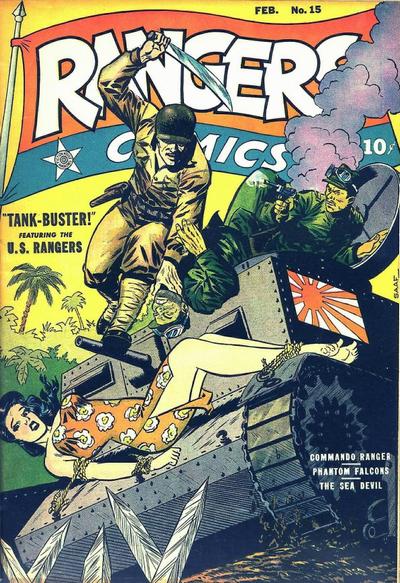 Cover for Rangers Comics (Fiction House, 1942 series) #15