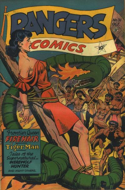 Cover for Rangers Comics (Fiction House, 1942 series) #31