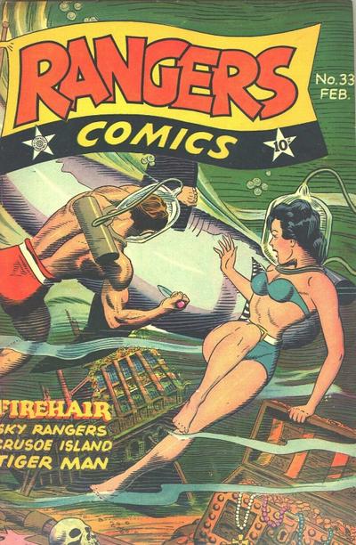 Cover for Rangers Comics (Fiction House, 1942 series) #33
