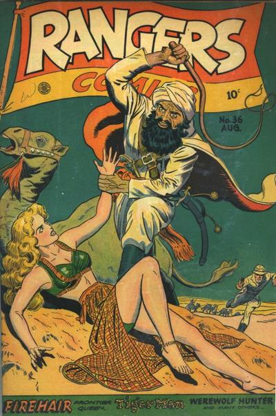 Cover for Rangers Comics (Fiction House, 1942 series) #36