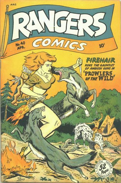 Cover for Rangers Comics (Fiction House, 1942 series) #40