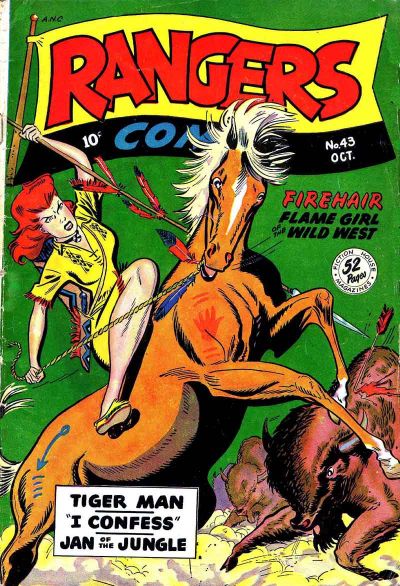 Cover for Rangers Comics (Fiction House, 1942 series) #43