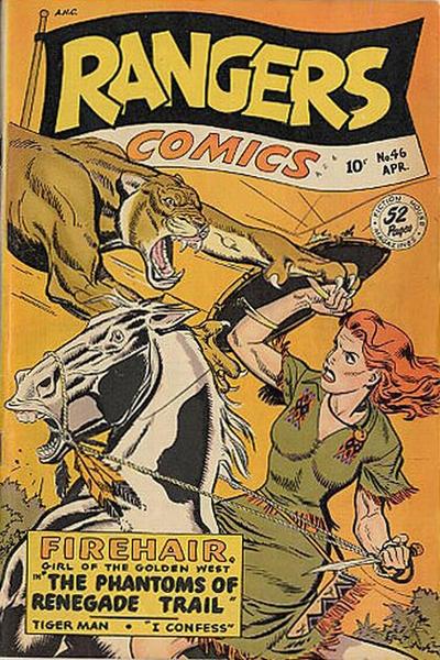 Cover for Rangers Comics (Fiction House, 1942 series) #46