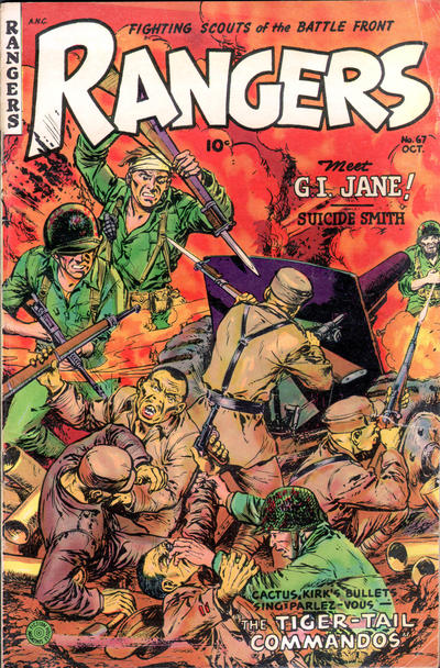Cover for Rangers (Fiction House, 1952 series) #67
