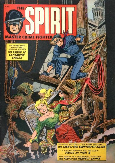 Cover for The Spirit (Fiction House, 1952 series) #1