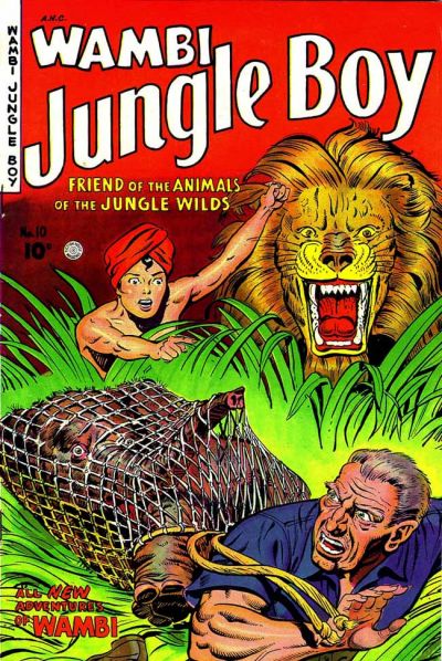 Cover for Wambi, Jungle Boy (Fiction House, 1942 series) #10