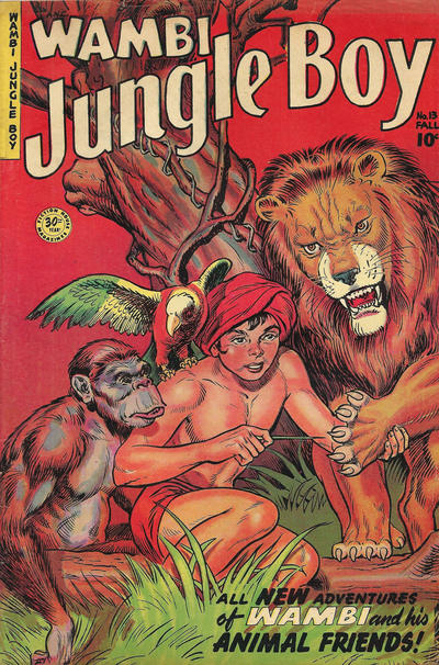 Cover for Wambi, Jungle Boy (Fiction House, 1942 series) #13