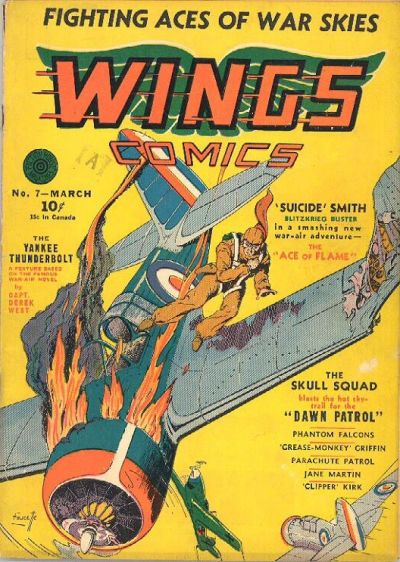Cover for Wings Comics (Fiction House, 1940 series) #7