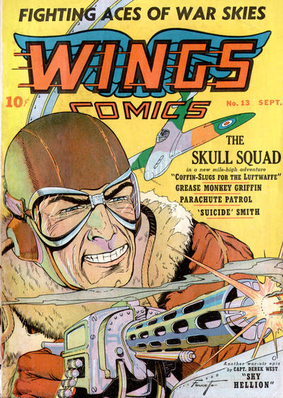 Cover for Wings Comics (Fiction House, 1940 series) #13