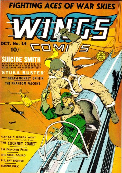 Cover for Wings Comics (Fiction House, 1940 series) #14