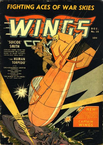 Cover for Wings Comics (Fiction House, 1940 series) #16