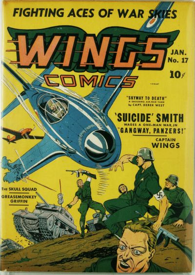 Cover for Wings Comics (Fiction House, 1940 series) #17