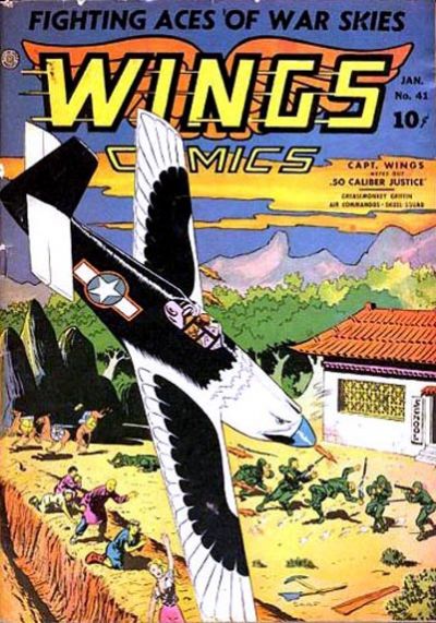 Cover for Wings Comics (Fiction House, 1940 series) #41