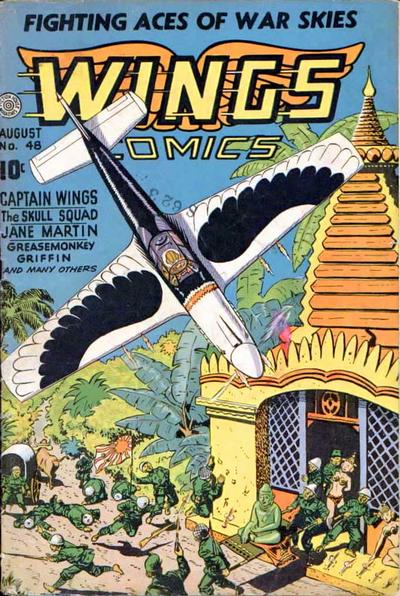 Cover for Wings Comics (Fiction House, 1940 series) #48