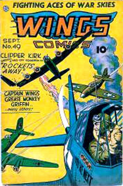 Cover for Wings Comics (Fiction House, 1940 series) #49