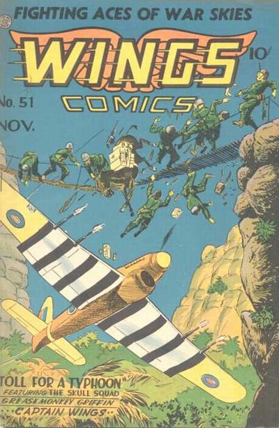 Cover for Wings Comics (Fiction House, 1940 series) #51