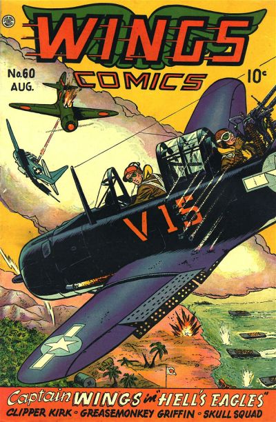 Cover for Wings Comics (Fiction House, 1940 series) #60