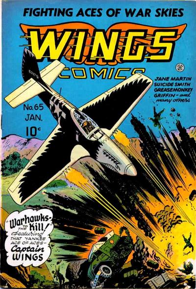 Cover for Wings Comics (Fiction House, 1940 series) #65