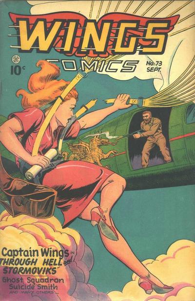 Cover for Wings Comics (Fiction House, 1940 series) #73