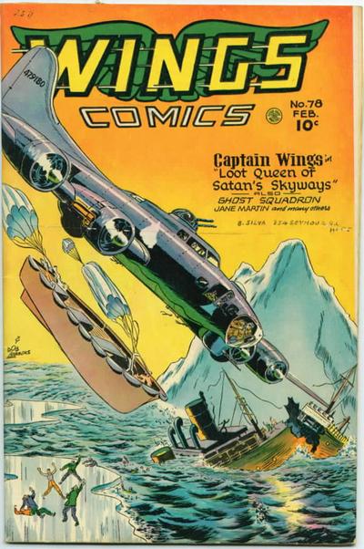 Cover for Wings Comics (Fiction House, 1940 series) #78