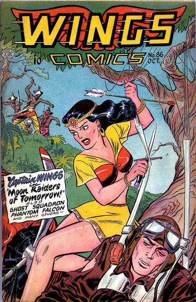 Cover for Wings Comics (Fiction House, 1940 series) #86