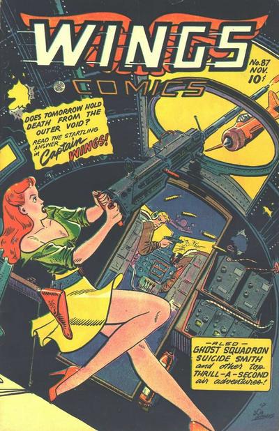 Cover for Wings Comics (Fiction House, 1940 series) #87